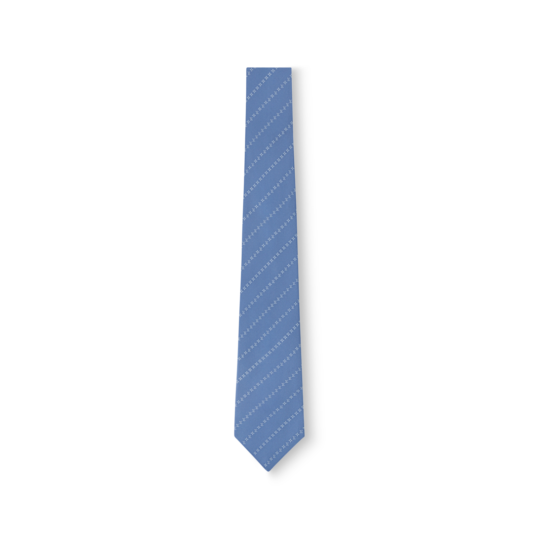 Pinstripes Micro Flower Tie S00 - Men - Accessories | LOUIS VUITTON ®